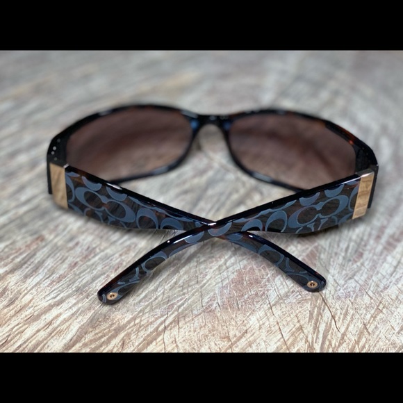 COACH Sunglasses Abigale Tortoise VINTAGE!Original hard case included! - Picture 6 of 14